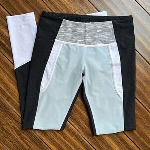 MPG by Mondetta • Energize 3.0 Cut-To-Length Colorblock Leggings • Size Small S